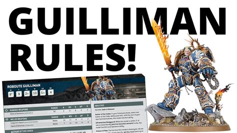 roboute guilliman 10th edition datasheet  Click on the gallery above to see dozens of Rumor Engines with new models still to be revealed! New Primaris Space Marines 40k Rules & Minis